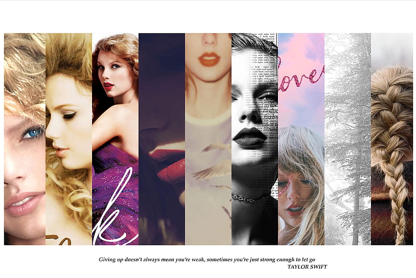 Taylor Swift 'Album Collage' Landscape Poster â Limited Fire, Taylor Swift Collage HD-Hintergrundbild